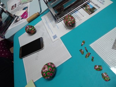 Fimo - vajíčka 29.3.19